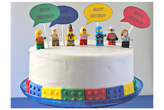 LEGO Minifigure Birthday Cake - SavvyMom